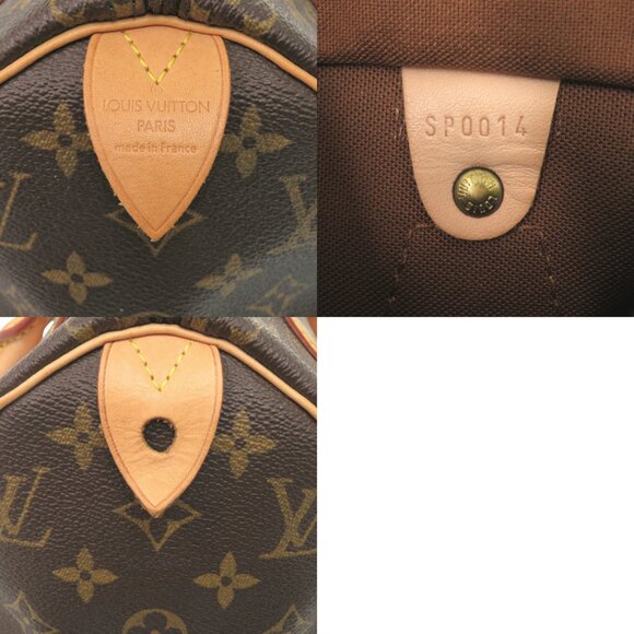 LOUIS VUITTON Brown Monogram Speedy 25 Bag - Picture 9 of 9